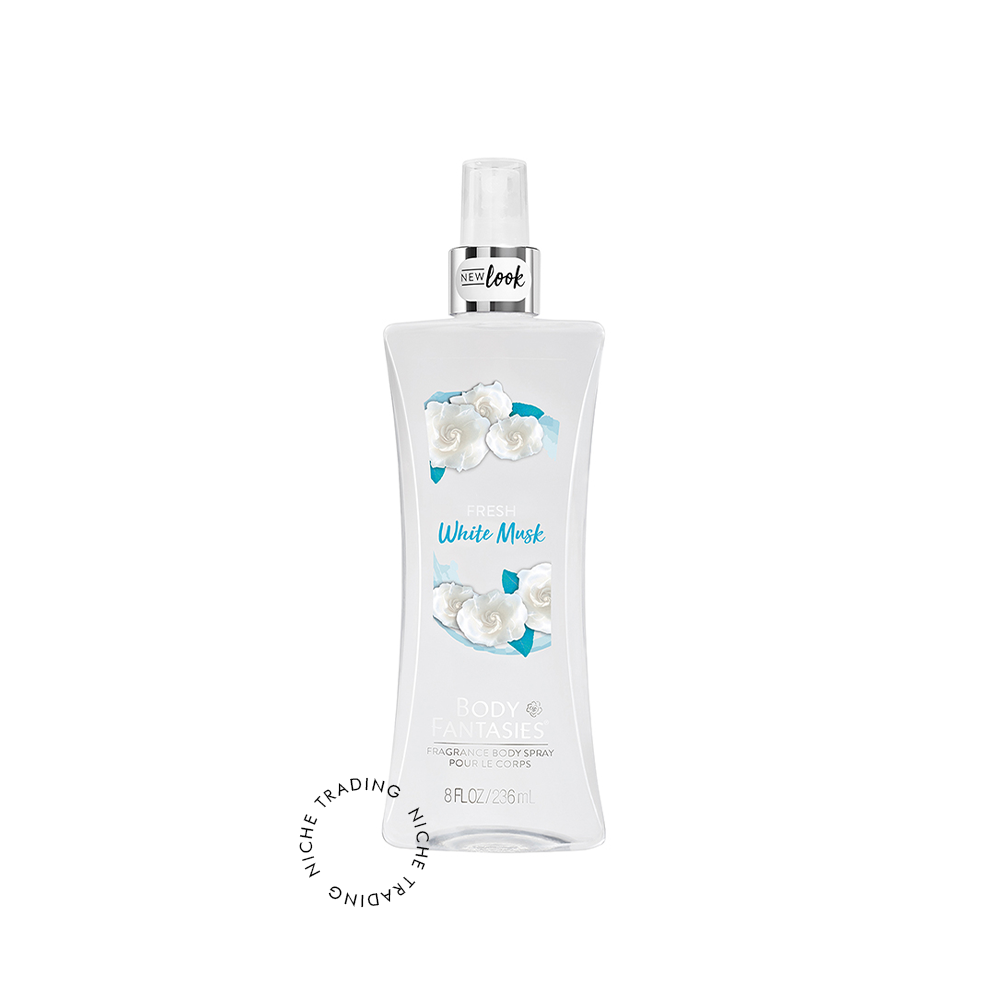 Body Fantasies Signature Fresh White Musk Body Spray 236ml - Body Fantasies | Niche Trading Qatar