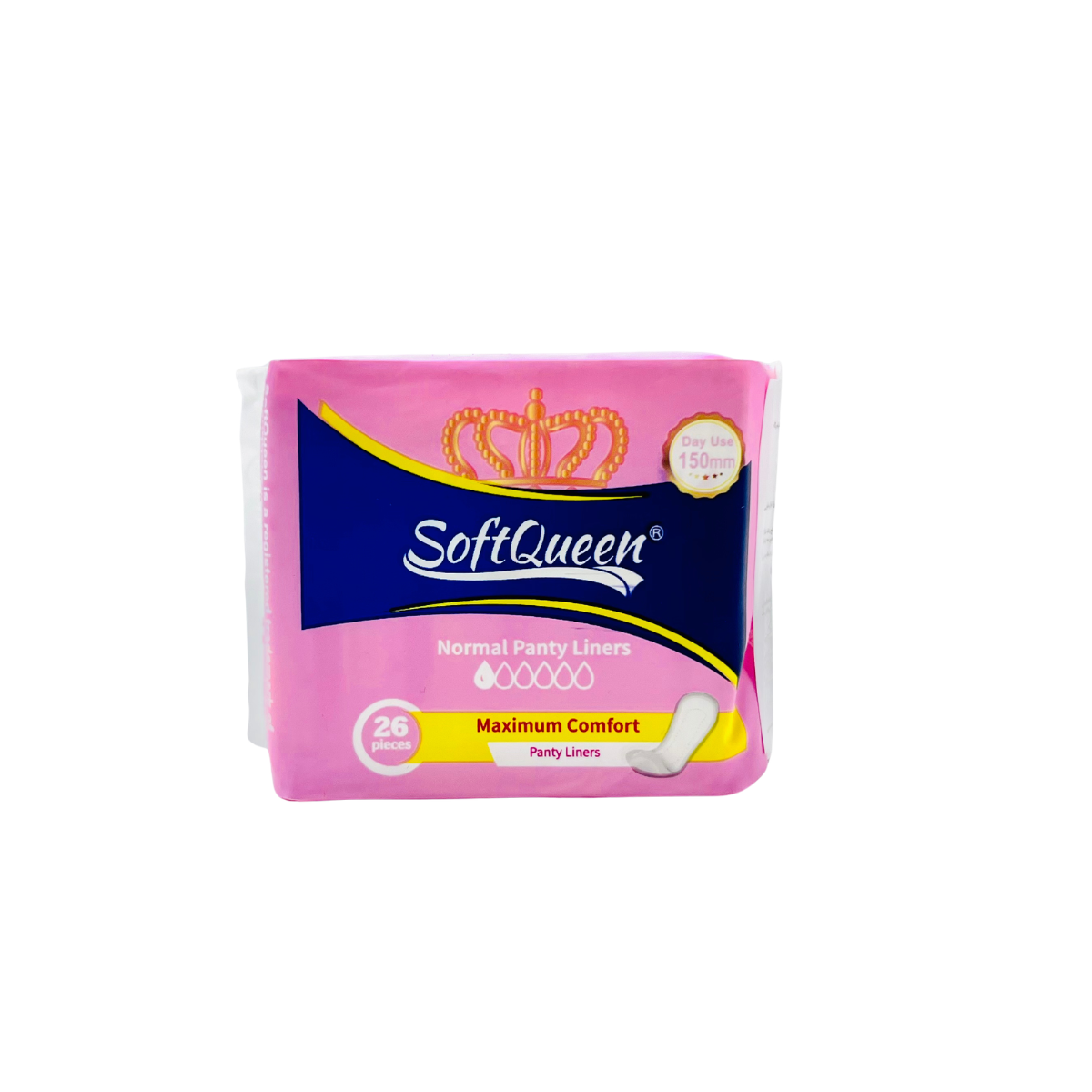 SOFTQUEEN-SANITARY PAD-S MAXIMUM COMFORT 26 PCS - softqueen | Niche Trading Qatar