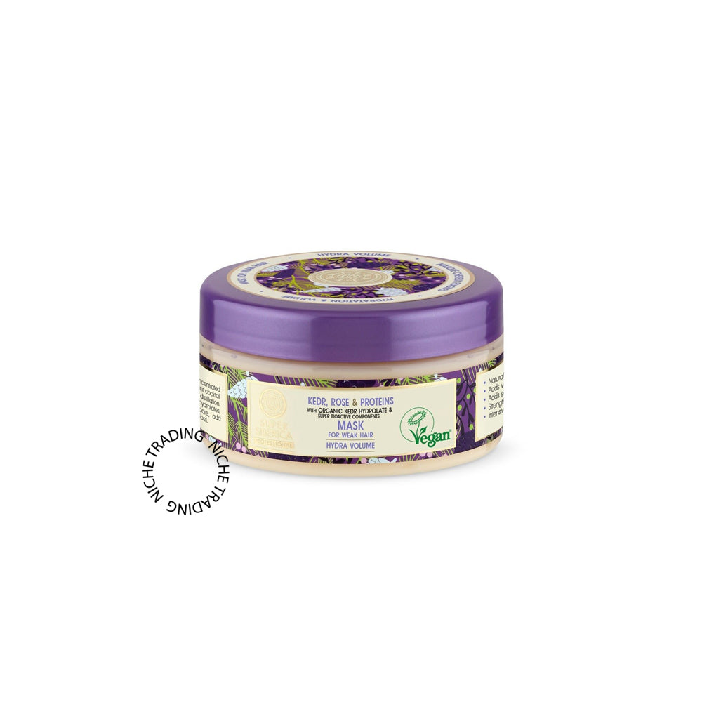 Super Siberica Kedr, rose & proteins. Mask for Weak Hair, 300ml