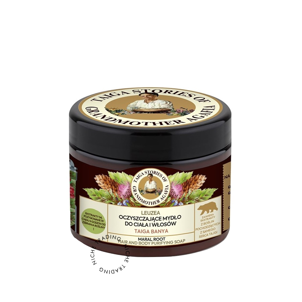 Taiga Stories. Hair and Body Purifying Soap Maral Root, 300ml