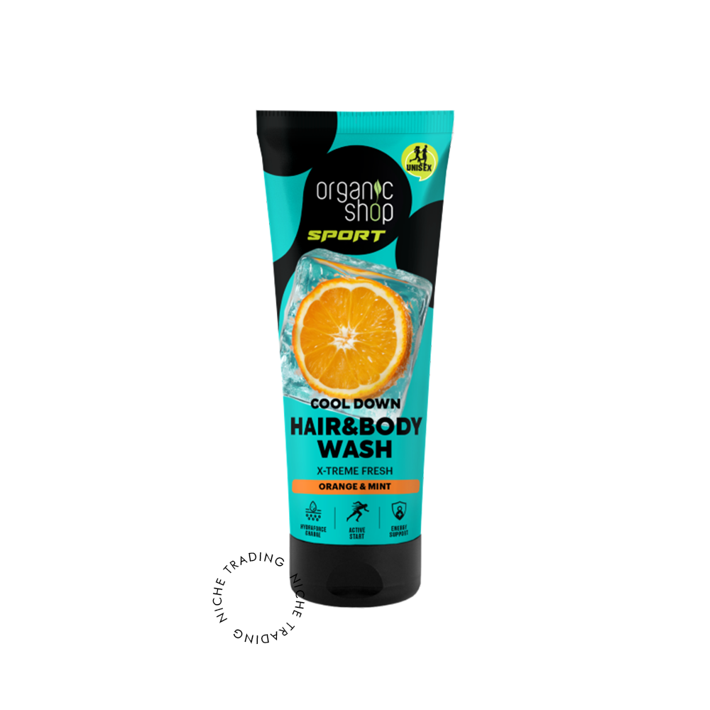 Hair & Body Wash – Organic Shop SPORT X-treme Fresh, 200ml