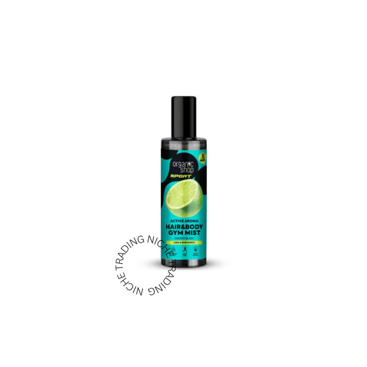 بخاخ معطر للشعر والجسم أورجانيك شوب سبورت إنرجي بلاست، 200 مل - Organic Shop | Niche Trading Qatar