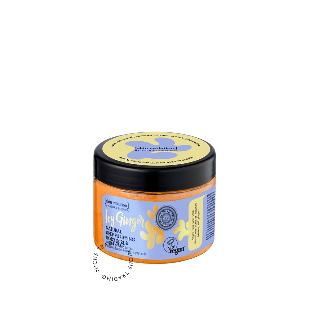 NS. Skin Evolution. Natural Deep Purifying Body Scrub ICY GINGER, 300ml