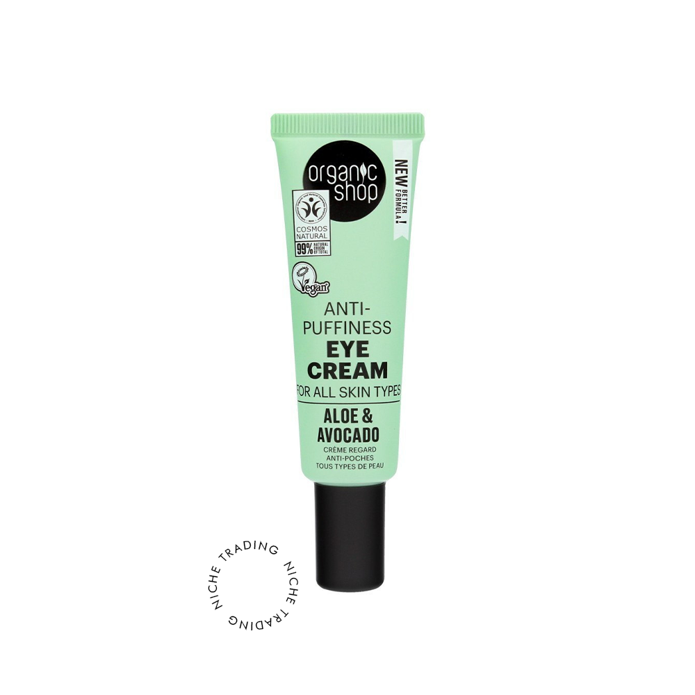 OS Anti-puffiness Eye Cream for all skin types Avocado and Aloe, 30ml