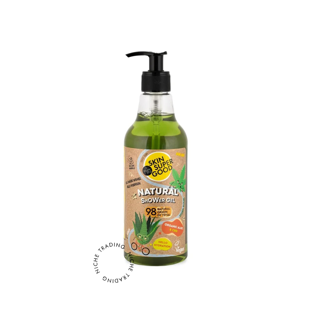 Skin Super Good Natural Shower Gel "Hello Hydration", 500ml - Natura Siberica | Niche Trading Qatar
