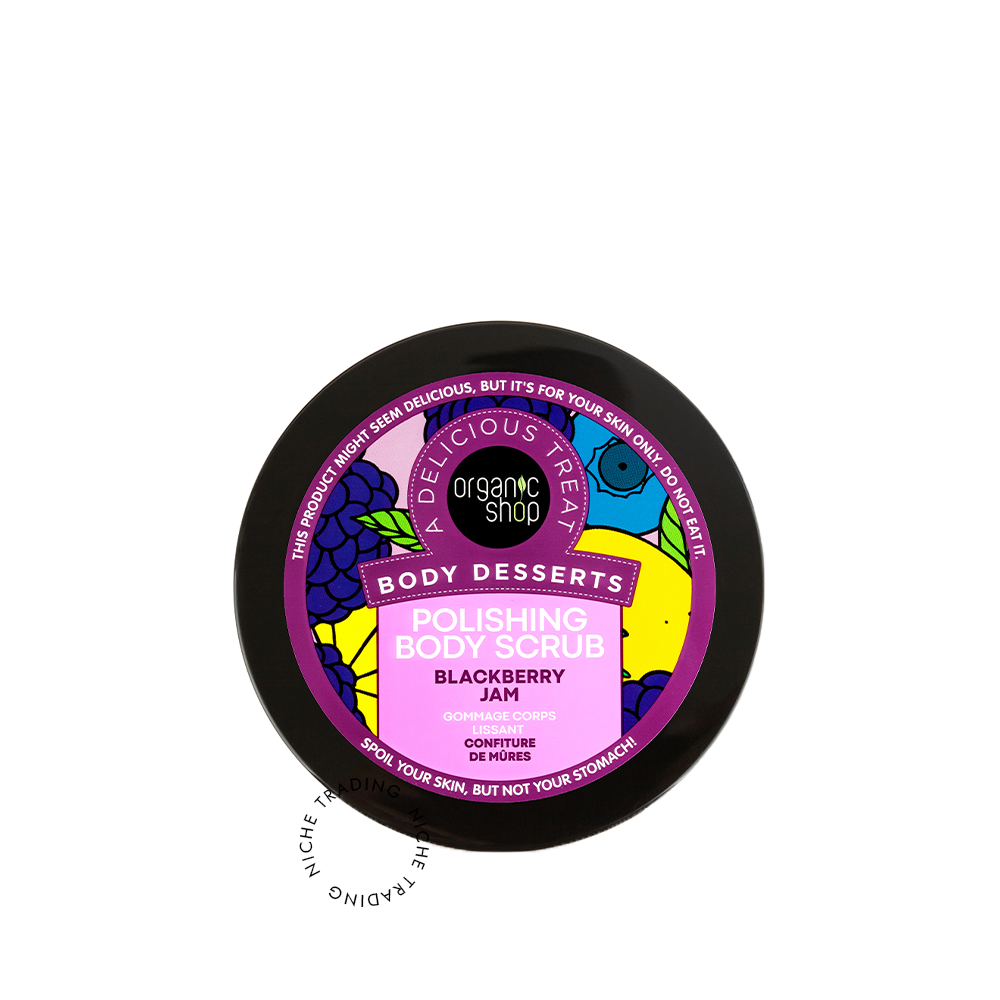 Organic Shop Body Desserts Polishing Body Scrub Blackberry Jam, 450ml