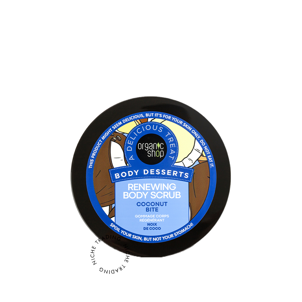 Organic Shop Body Desserts Renewing Body Scrub Coconut Bite, 450ml