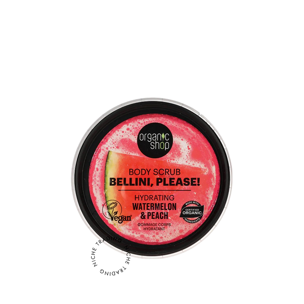 OS Bellini, please! body scrub. Hydrating. Watermelon & Peach, 250ml