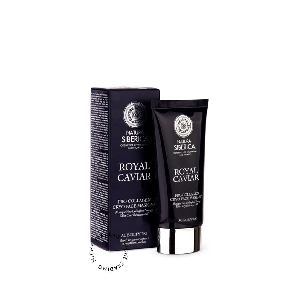 Royal Caviar Pro-Collagen Cryo Face Mask -50°, 75ml - Natura Siberica | Niche Trading Qatar