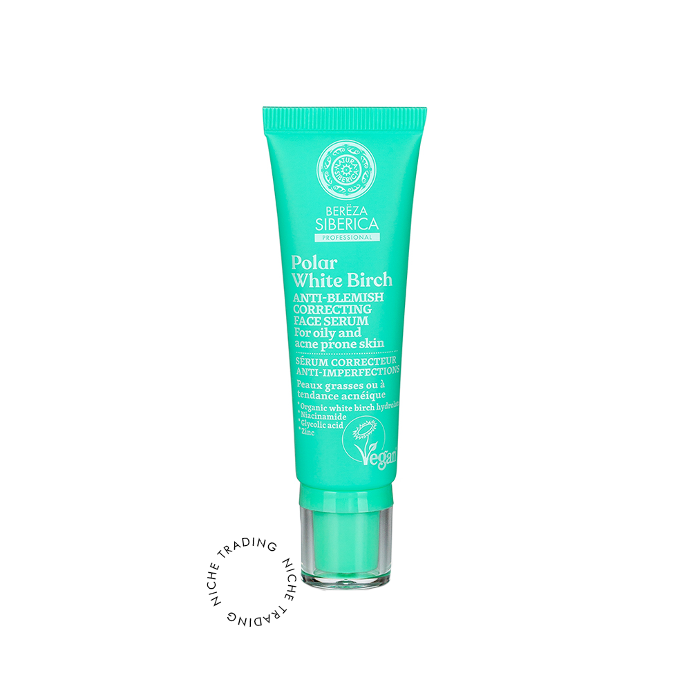Polar White Birch Anti-blemish correcting face serum, 30ml