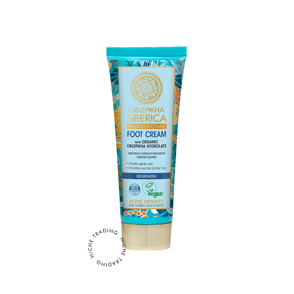 Foot Cream with Organic Oblepikha Hydrolate, 75ml