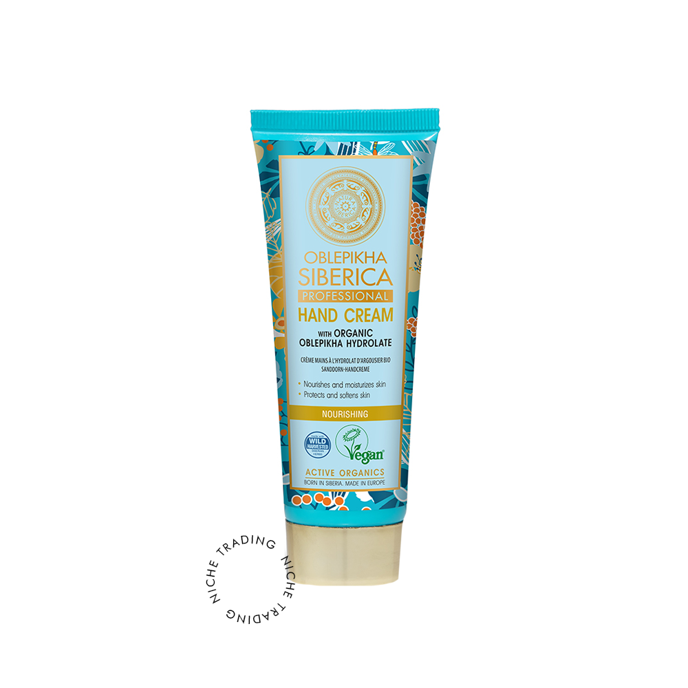 Hand Cream with Organic Oblepikha Hydrolate, 75ml