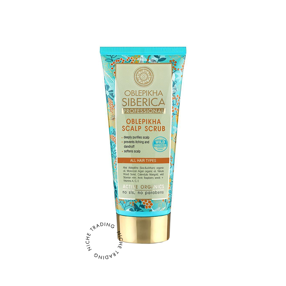 Scalp Scrub with Organic Oblepikha Hydrolate, 200ml