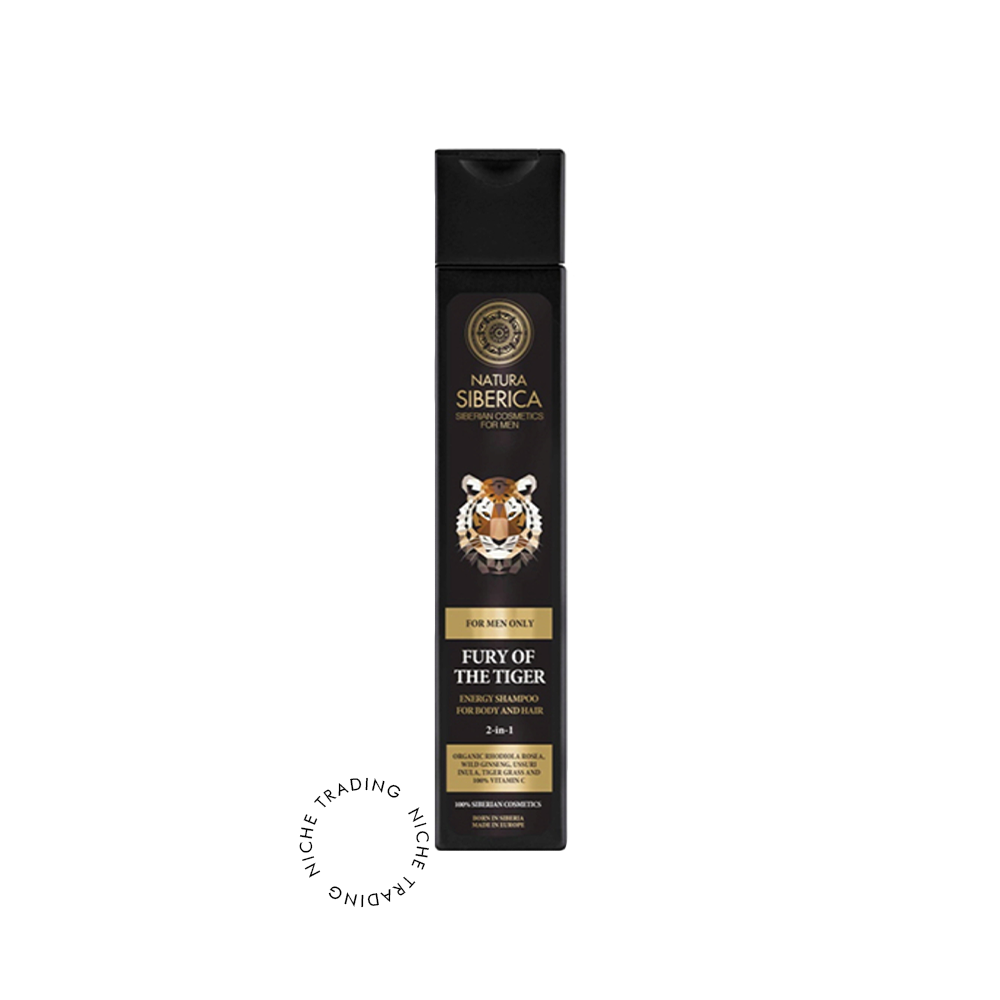 NS Men Energy Shampoo For Body And Hair Fury Of The Tiger, 250ml