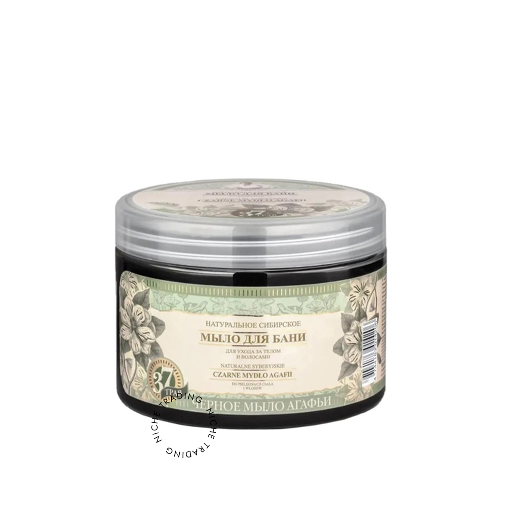 Babushka Agafja Black Soap, 500ml