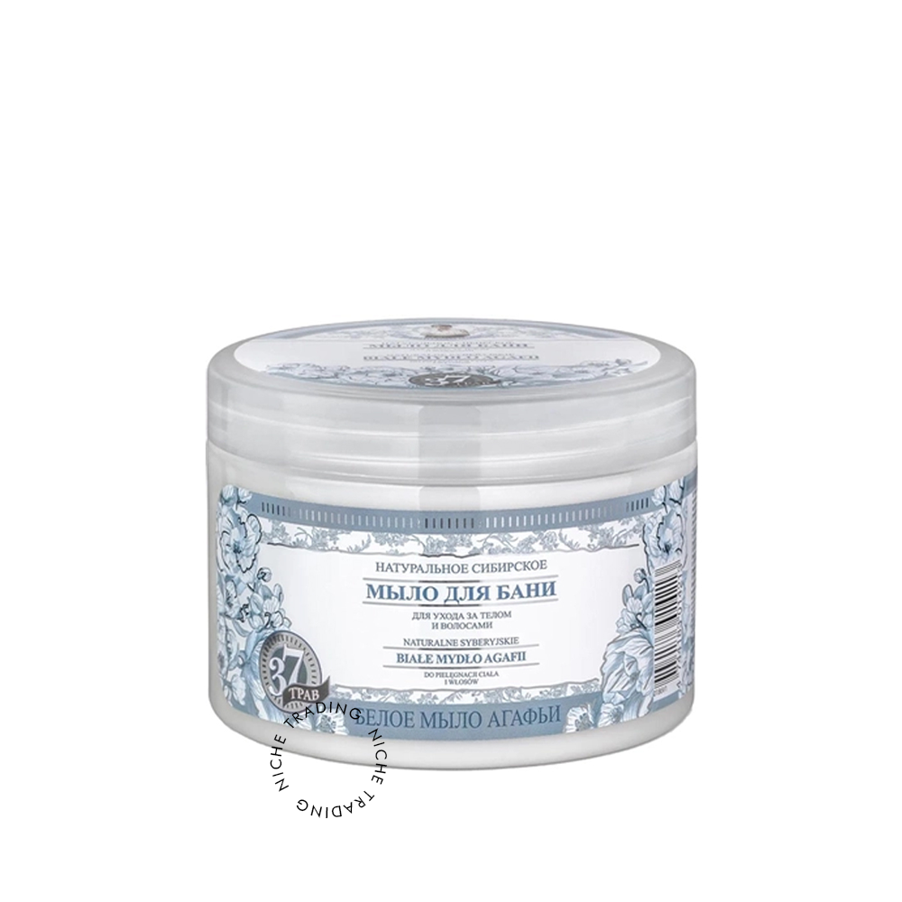 Babushka Agafja White Soap, 500ml