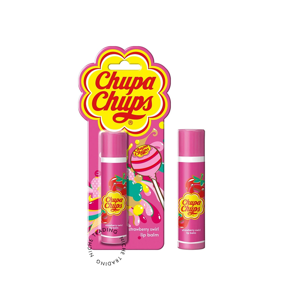 Chupa Chups Strawberry Swirl Lip Balm