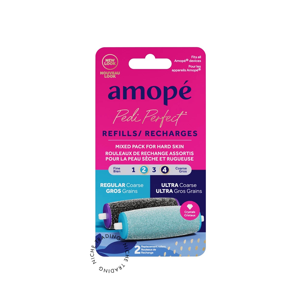 Amope Pedi Perfect Refills Replacement Regular Coarse w Diamond Crystal