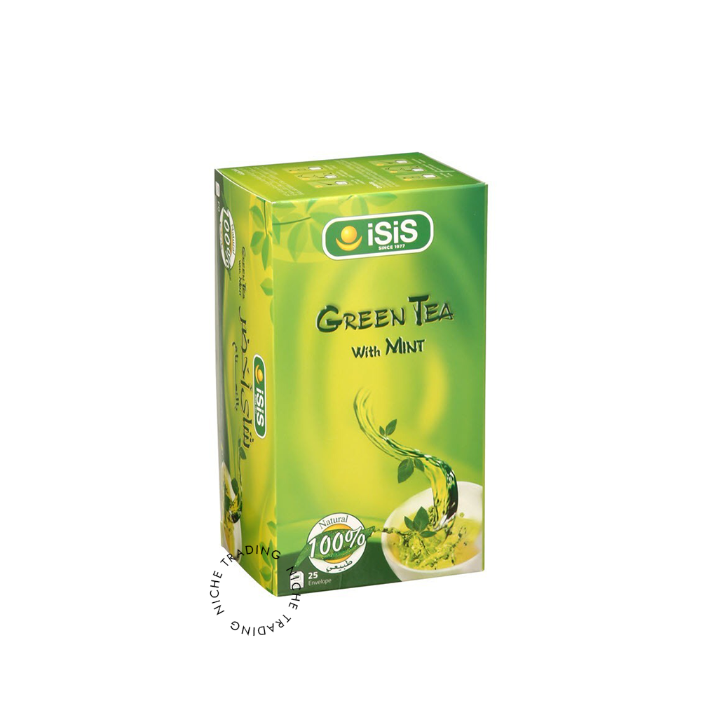 Green Tea with Mint 25 F.B Envelope - Isis | Niche Trading Qatar