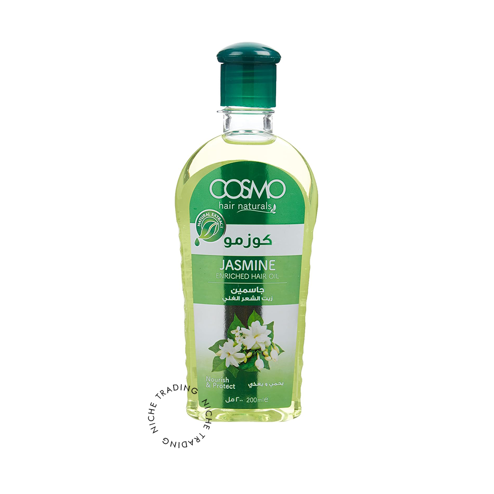 Cosmo Jasmine Enriched Hair Oil 200ml - Cosmo | Niche Trading Qatar