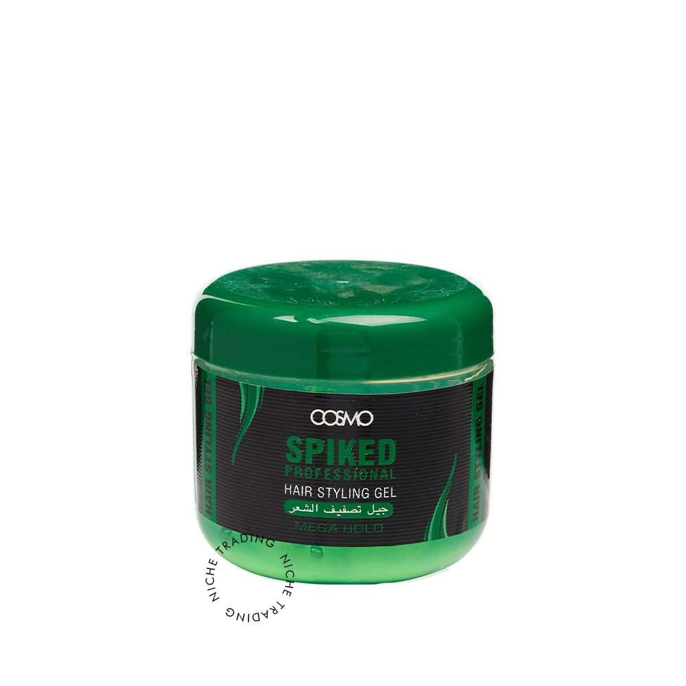 Cosmo Spiked Hair Styling Gel Mega Hold 300ml - Cosmo | Niche Trading Qatar