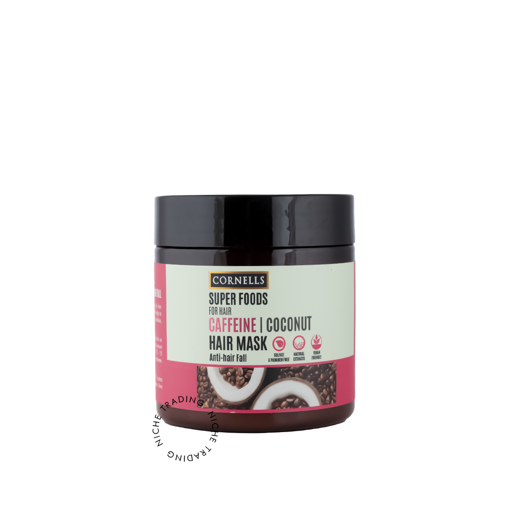 Cornells Super Foods for Hair Caffeine / Coconut Hair Mask 475ml