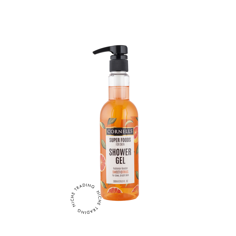 Cornells Sweet Citrus Shower Gel Super Foods for Skin 500ml