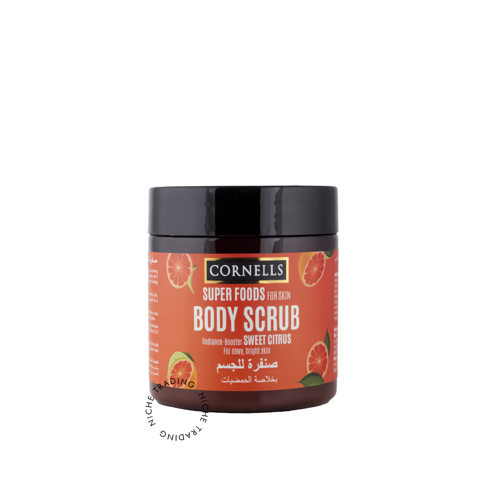 Cornells Sweet Citrus Body Scrub Super Foods for Skin 475ml