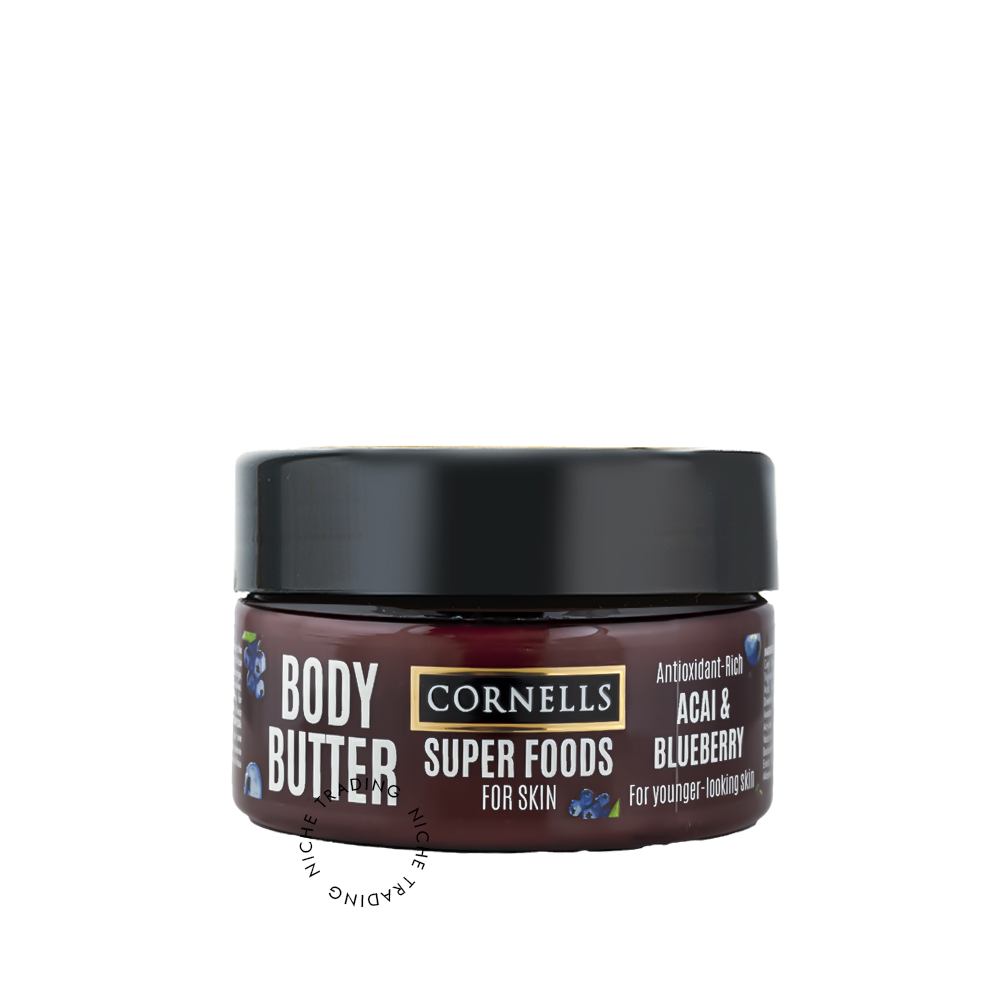 Cornells Acai & Blue Berry Body Butter Super Foods for Skin 250ml