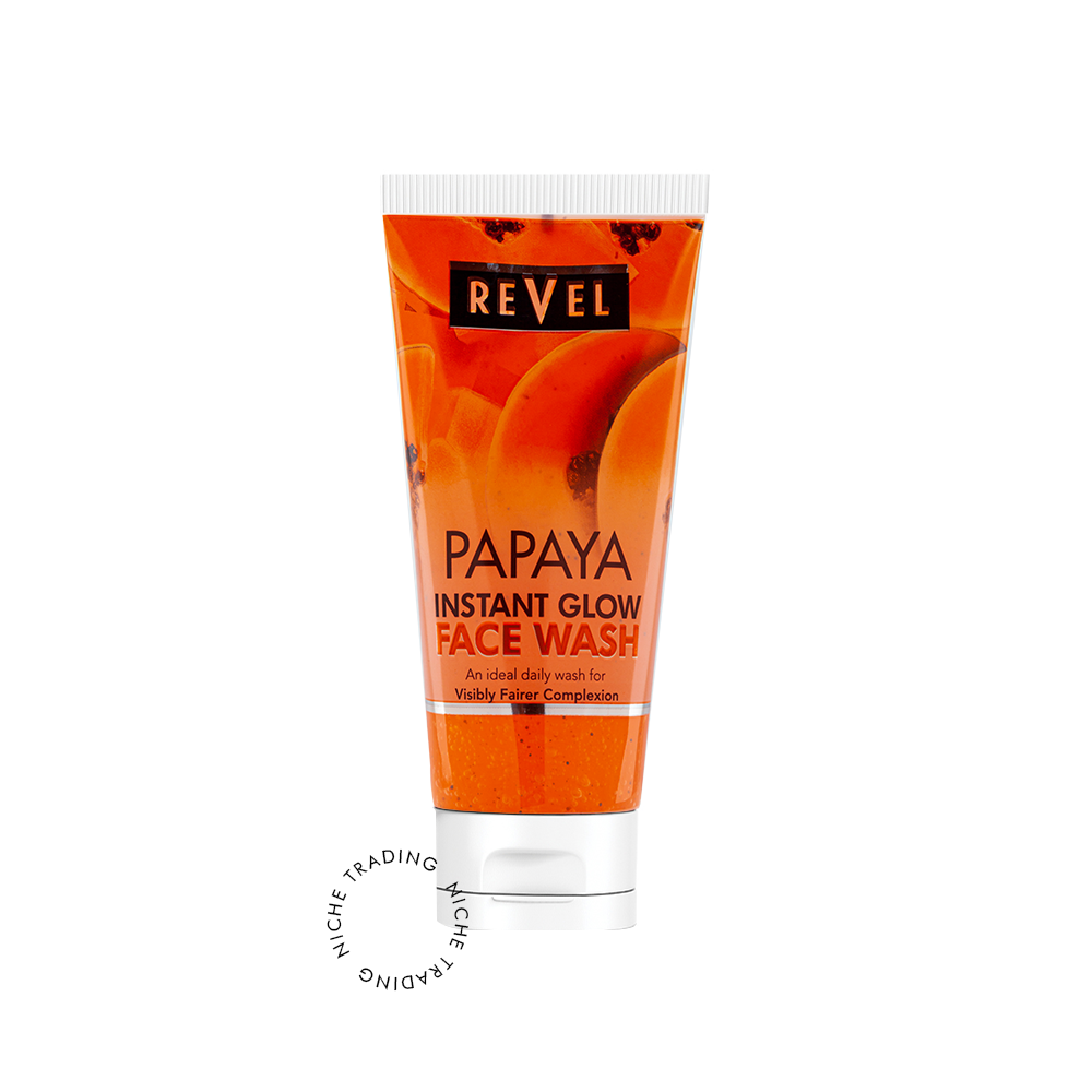 Revel Papaya Instant Glow Face Wash 150ml - Revel | Niche Trading Qatar