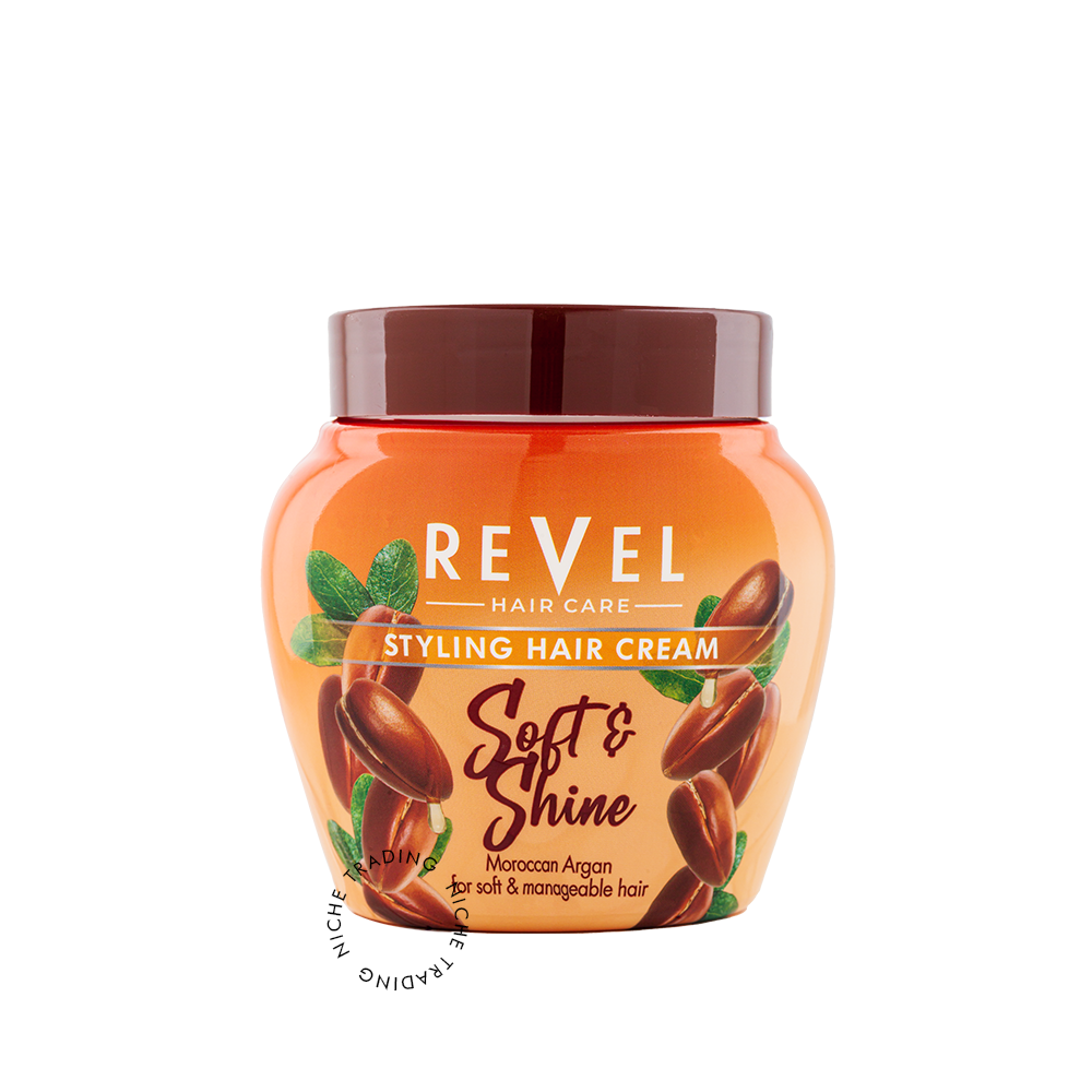 Revel Hair Cream Soft & Shine 400ml - Revel | Niche Trading Qatar