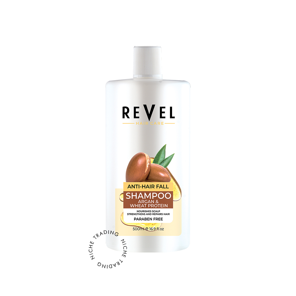 Revel Argan Oil & White Protein Shampoo 500ml