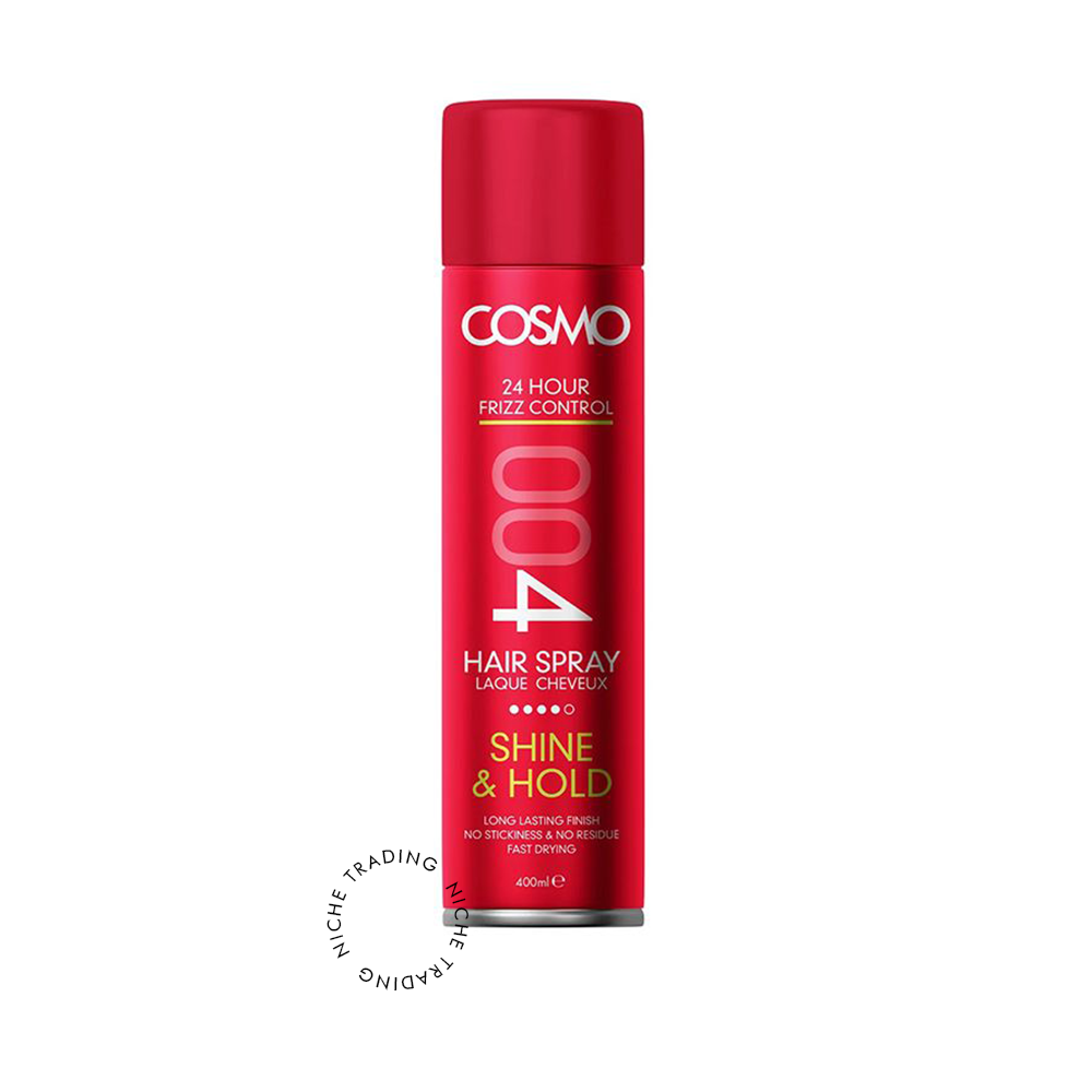 Cosmo Shine & Hold 004 Hair Spray 400ml (red)