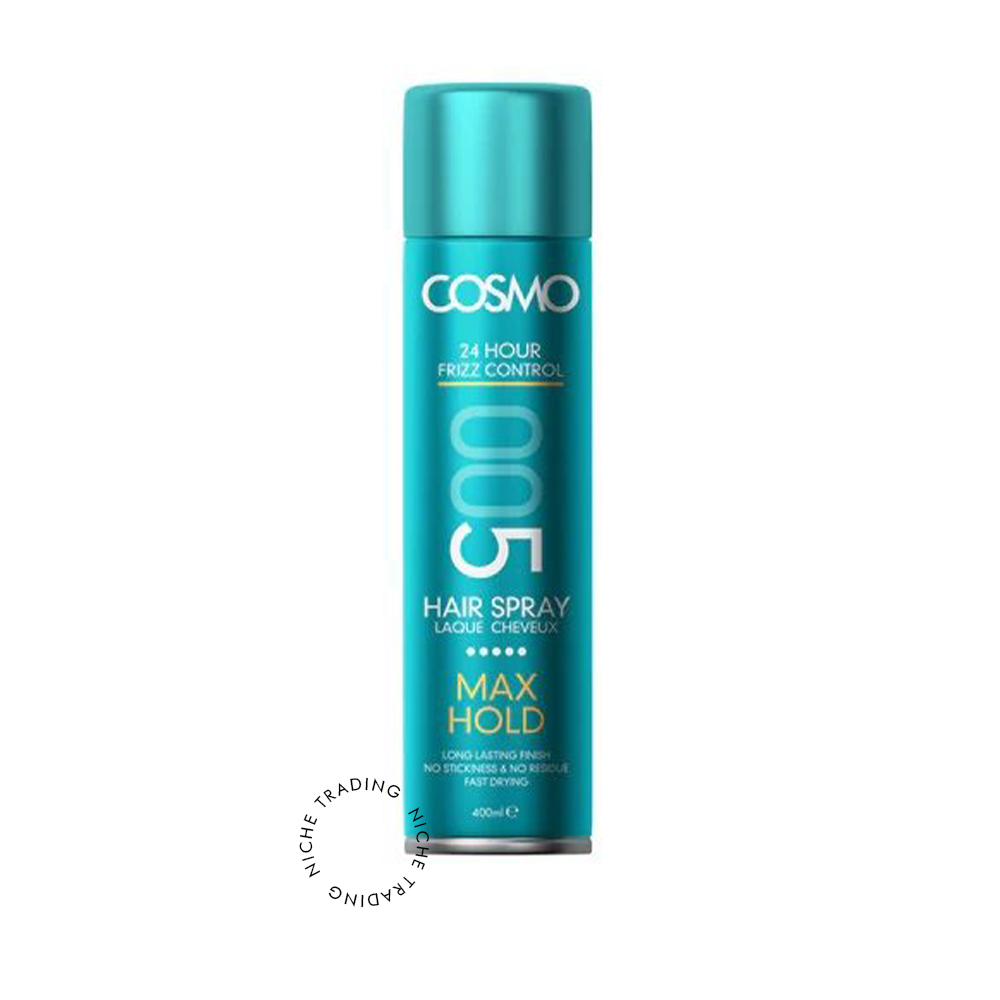 Cosmo Max Hold 005 Hair Spray 400ml (light Blue)