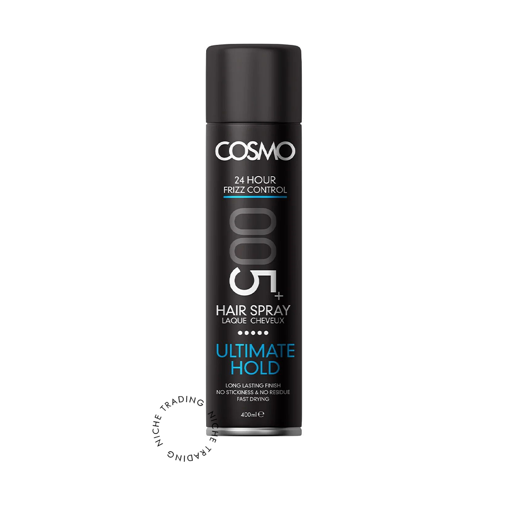 Cosmo Ultimate Hold 005+ Hair Spray 400ml (black)