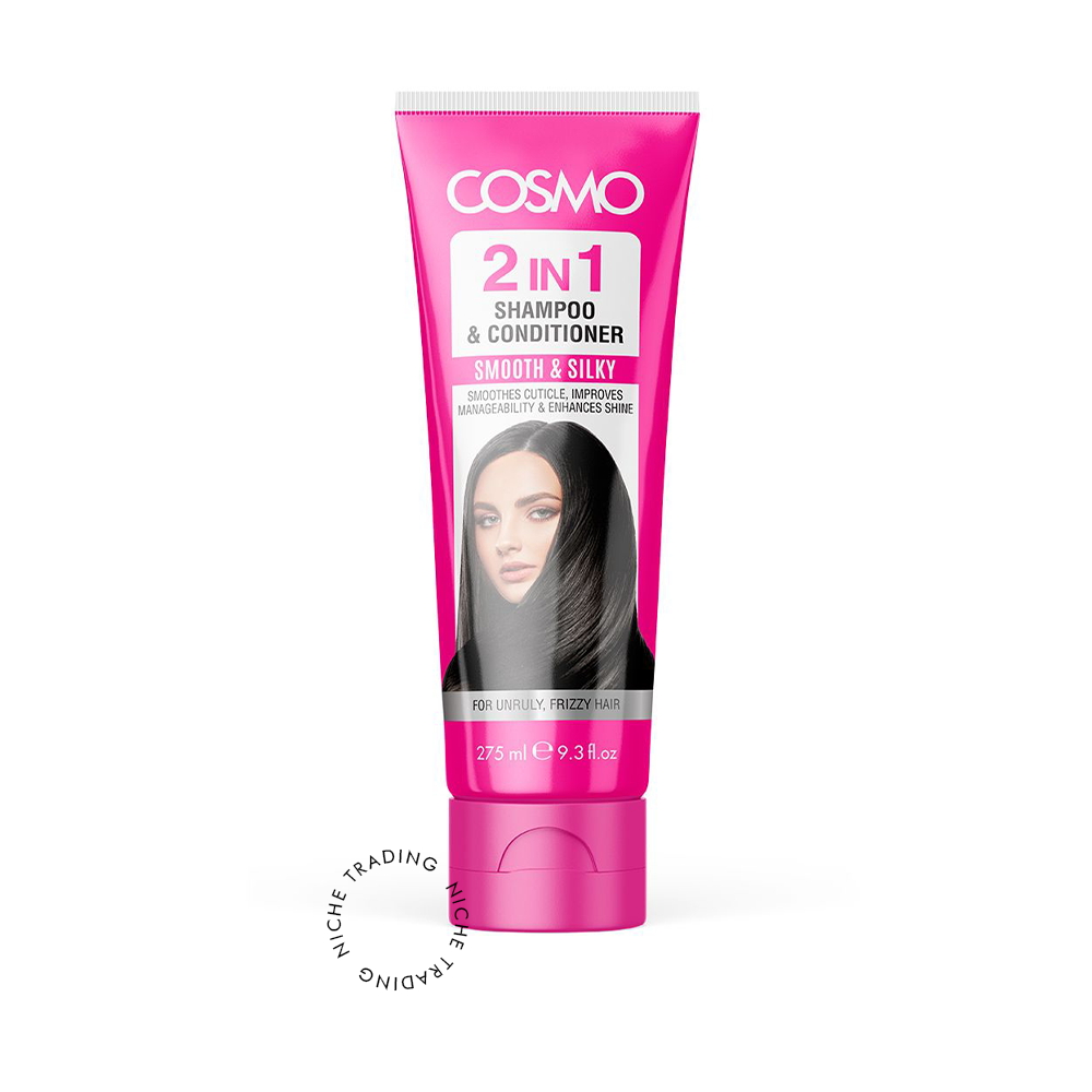 Cosmo Smooth & Silky 2in1 Shampoo & Conditioner 275ml