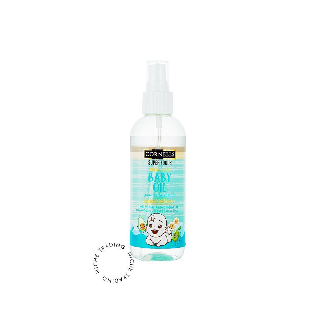 Cornells Baby Oil Super Foods 200ml - Cornells | Niche Trading Qatar