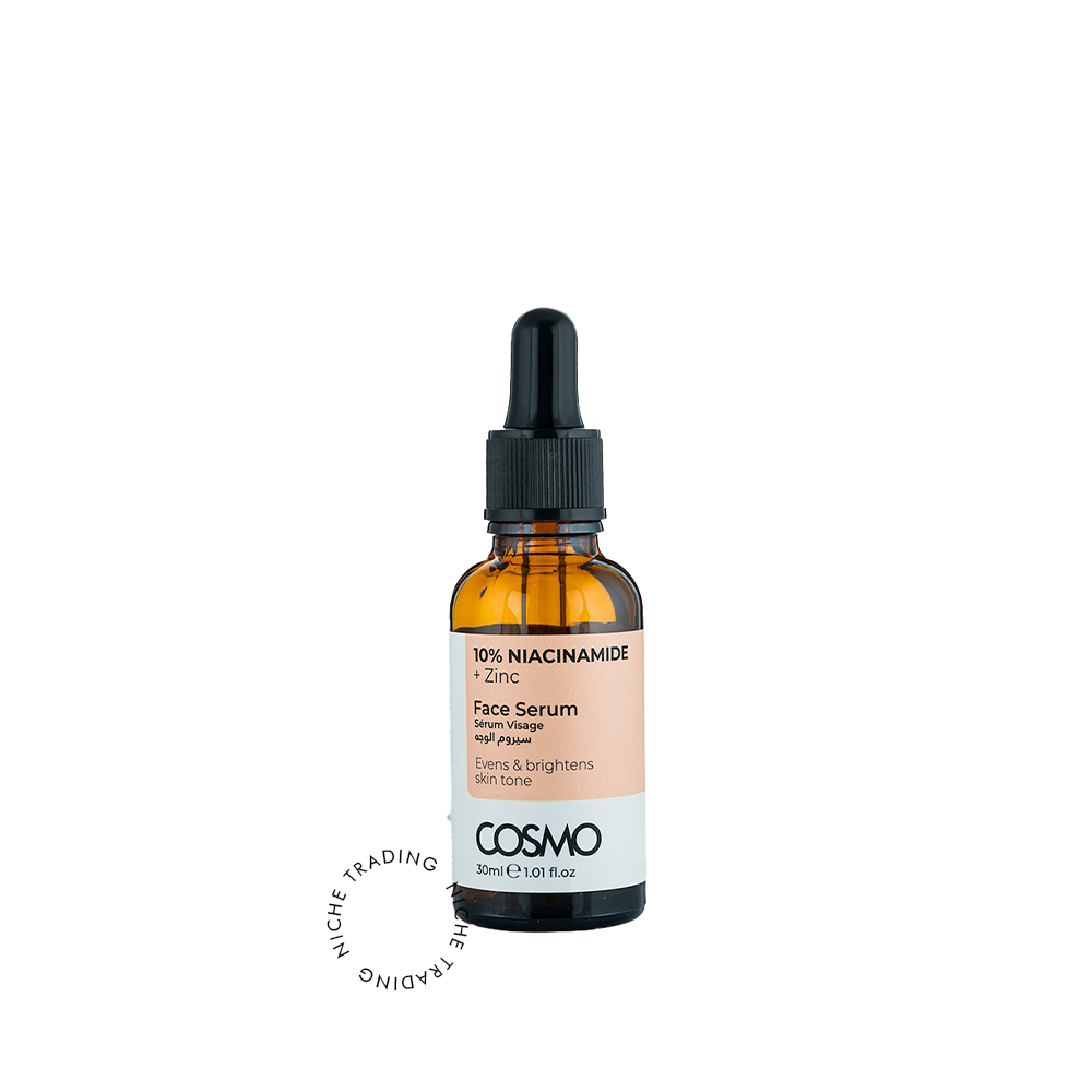 Cosmo Face Serum 10% Niacinamide + Zinc 30ml - Cosmo | Niche Trading Qatar