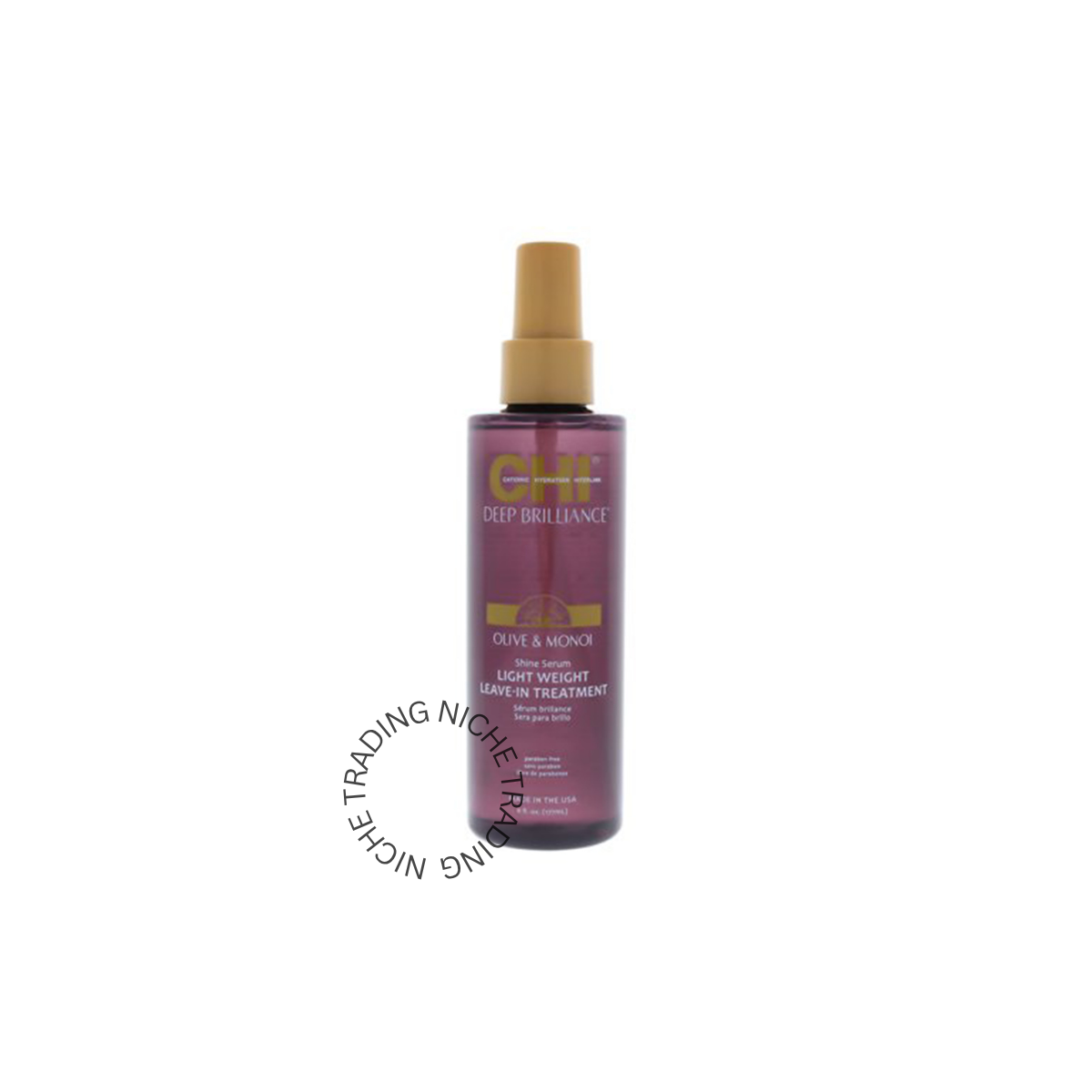 CHI Deep Brilliance Olive & Monoi Shine Serum Light Weight Leave-In 6 Fl Oz - CHI | Niche Trading Qatar