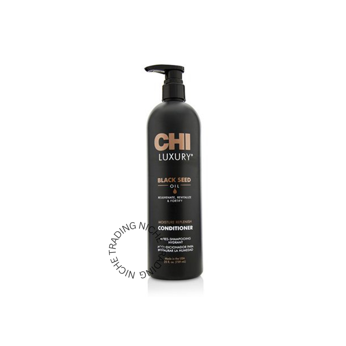 CHI Luxury® Black Seed Oil Moisture Replenish Conditioner 25oz - CHI | Niche Trading Qatar