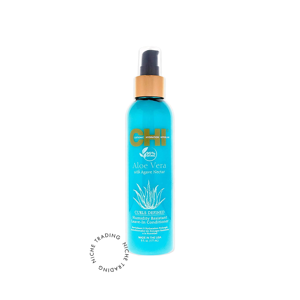 Chi® Aloe Vera With Agave Nectar Humidity Resistant Leave-In Conditioner 6floz
