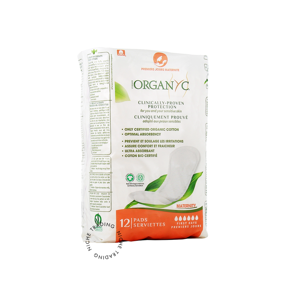 Organyc 100% Organic Cotton Maternity Pads "First Days"