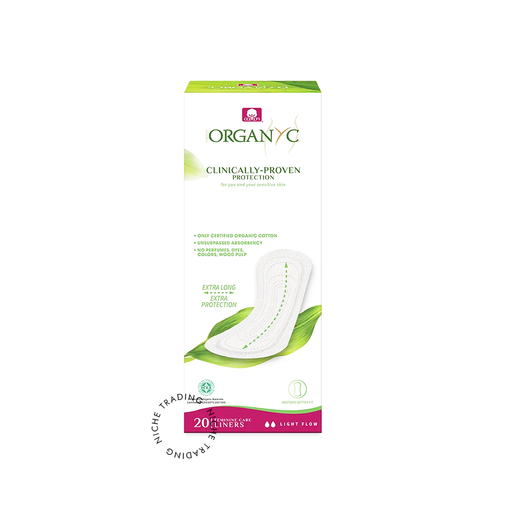 Organyc 100% Organic Cotton Panty Liners Maxi