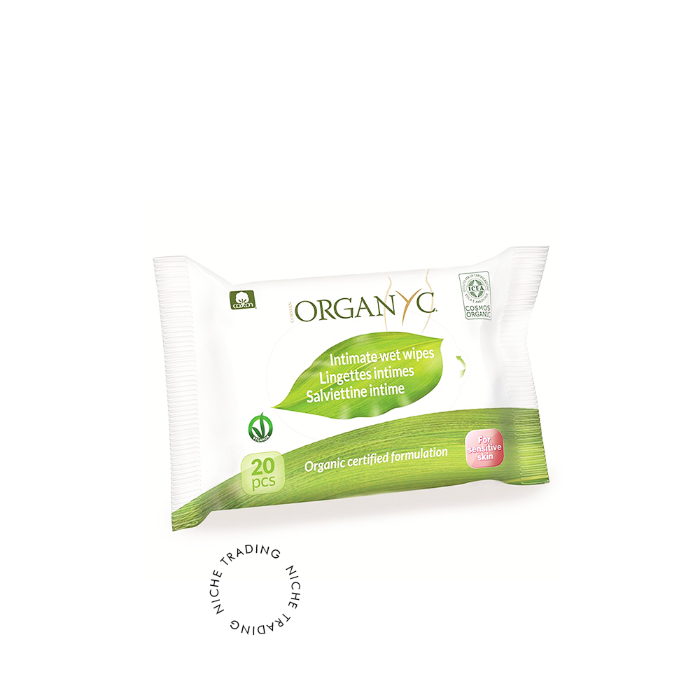 Organyc 100% Organic Cotton Intimate Wipes