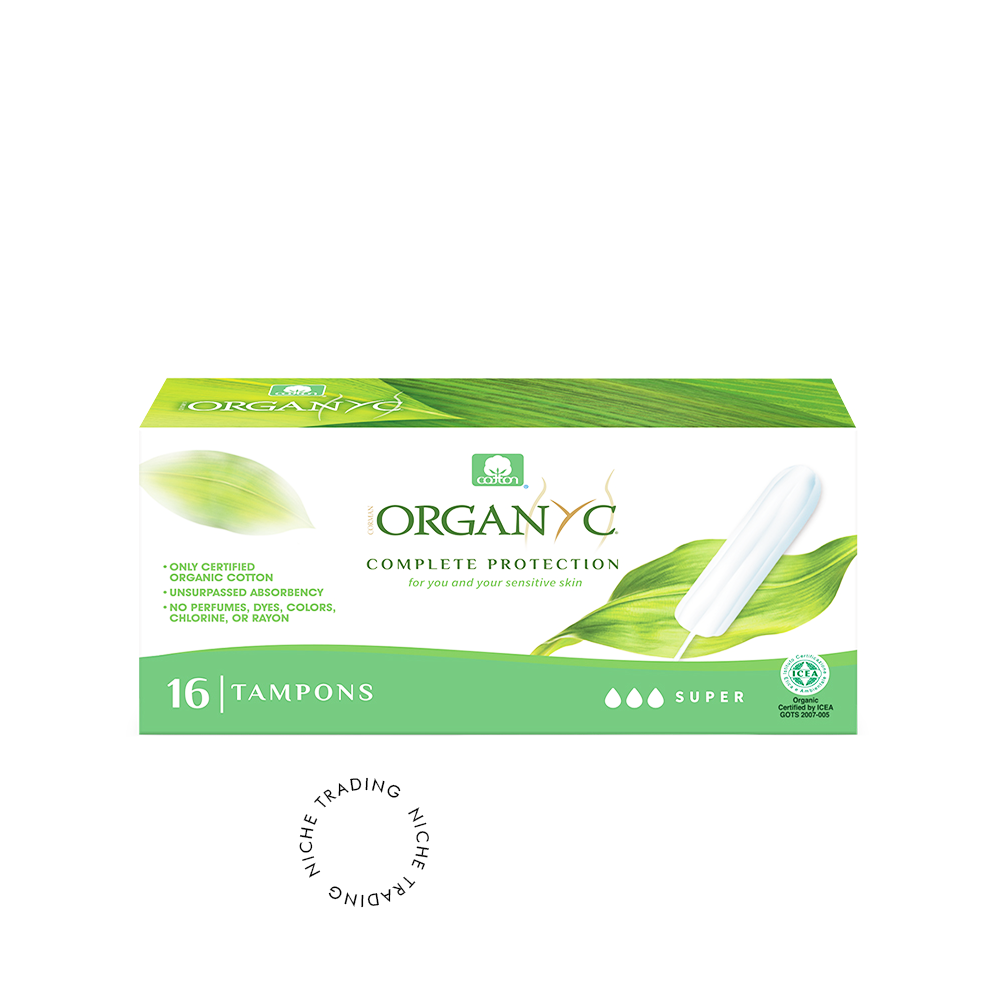 Organyc 100% Organic Cotton Tampons Super
