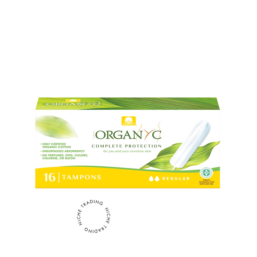 Organyc 100% Organic Cotton Tampons Regular