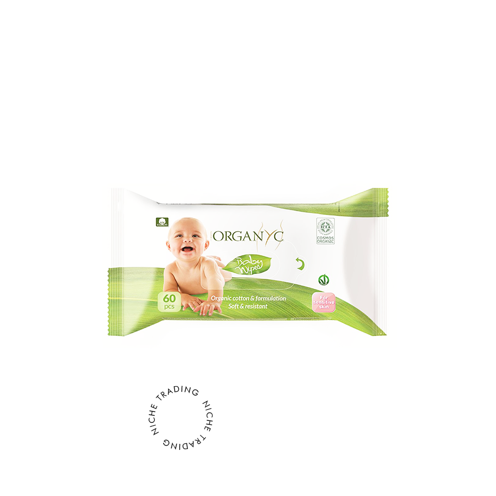 Organyc 100% Organic Cotton "Sweet Caress" Baby Wipes