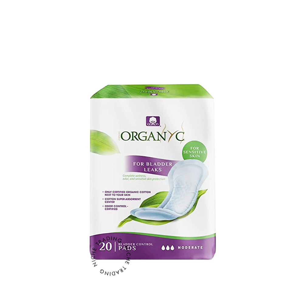 Organyc Light Incontinence Moderate Pads - Usa Size