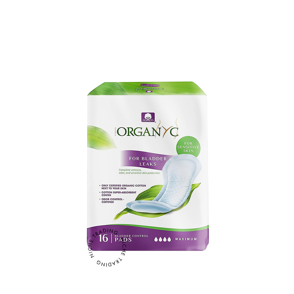 Organyc Light Incontinence Maximum Pads - Usa Size