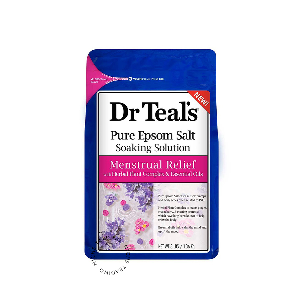 Dr Teals Menstrual Relief Epsom Salt 1.36kg